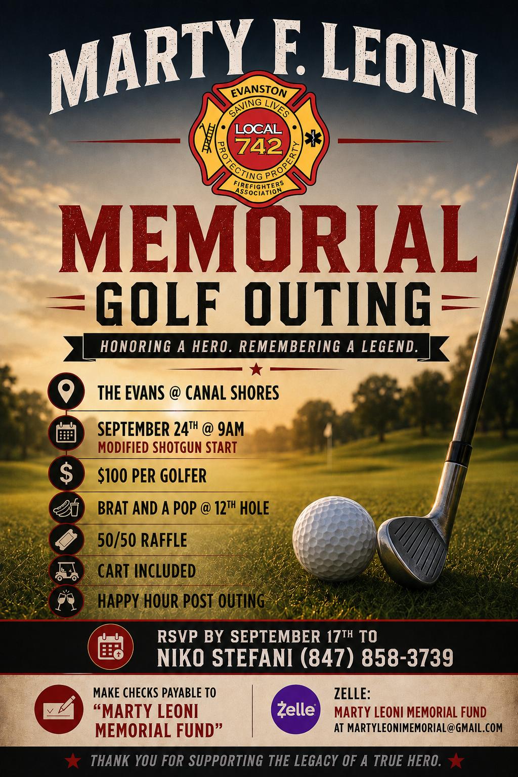 2026 Marty Leoni Golf Outing